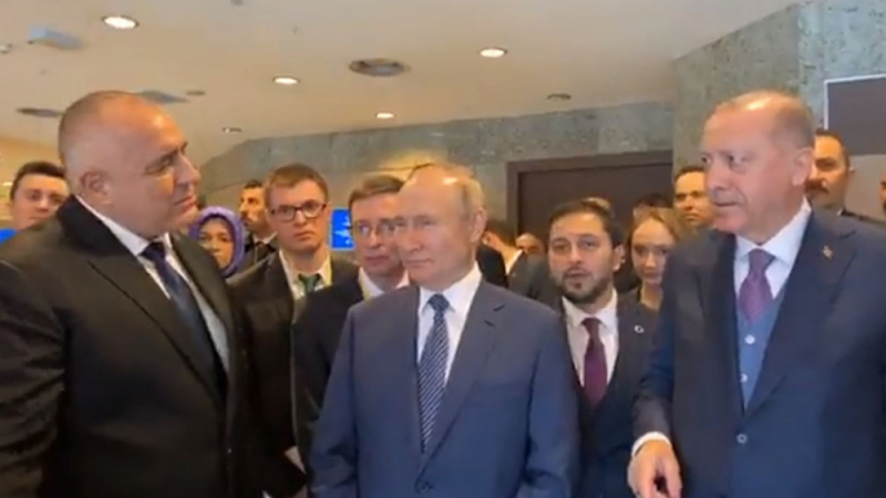Борисов, Путин, Ердоган и Вучич се събраха в Истанбул ВИДЕО