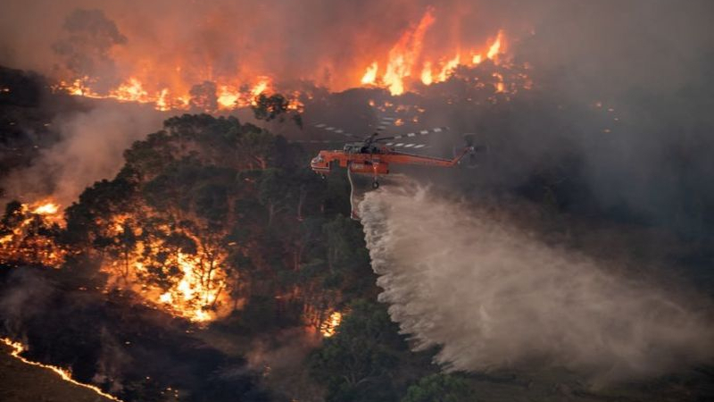 Нов голям пожар бушува в Австралия, удължават бедственото положение 