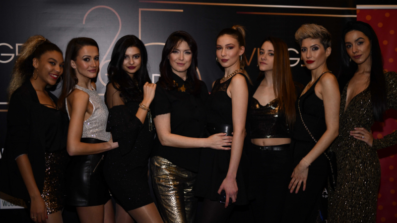 Модна агенция "Визаж" отбеляза 25 години със златно парти СНИМКИ