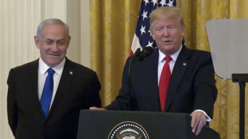 Тръмп разкри подробности от "сделката на века" между Израел и Палестина ВИДЕО