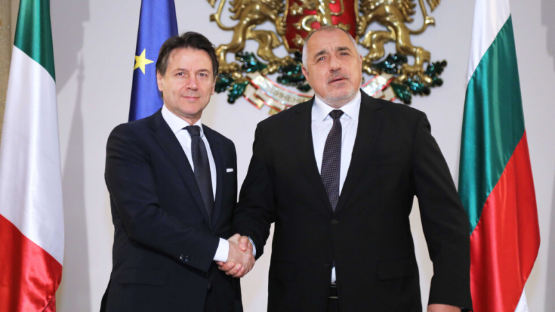 Джузепе Конте: България е голям съдружник и приятел на Италия ВИДЕО