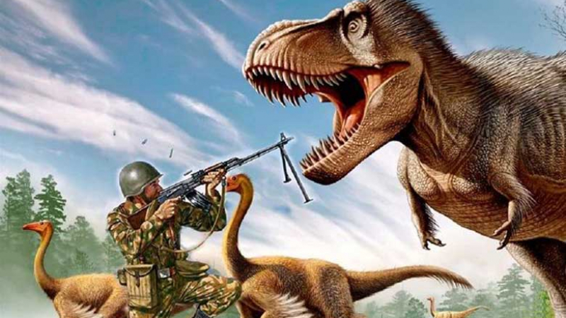 Съветски войници видели динозаври в Монголия и ги стреляли с картечница