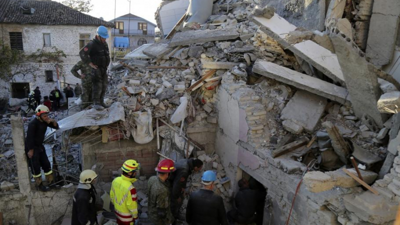 Земетресението в Албания причинило огромни щети за милиард евро