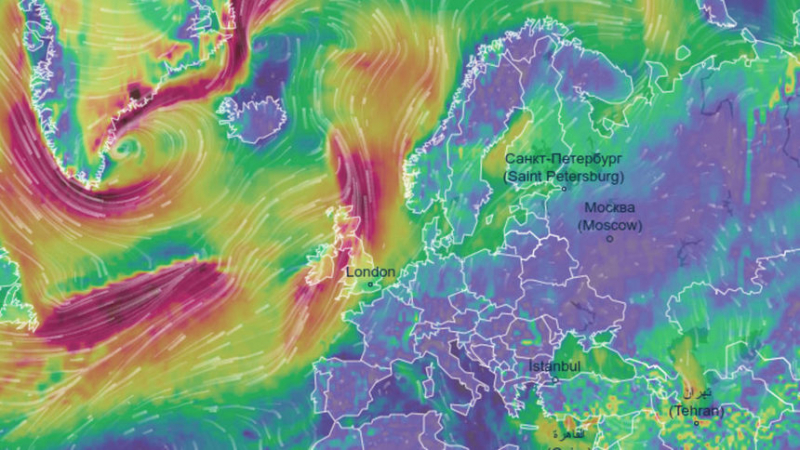 Бурята "Сабине" ще обърка транспорта и полетите в Централна Европа