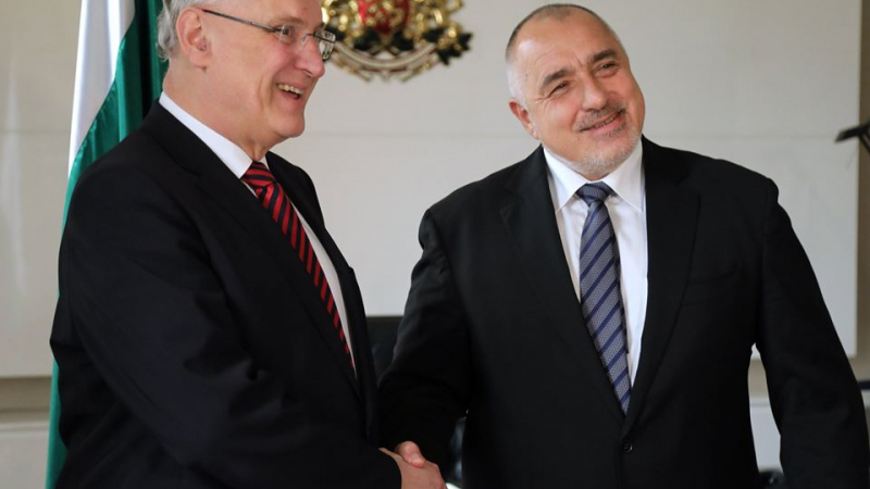 Борисов прие важен министър от Бавария СНИМКИ