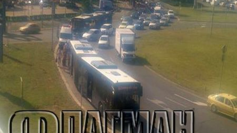Екшън в Бургас! Три патрулки обискират пътници в автобус заради изтрещяла кондукторка 