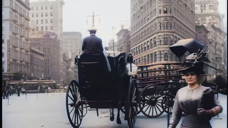 Сензационно и невиждано досега ВИДЕО от 1911 г. показа какъв е бил Ню Йорк