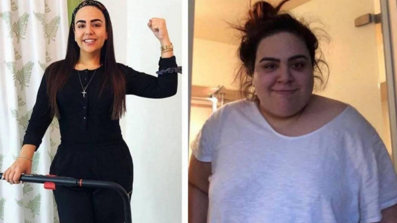 София прокле здравословното хранене и отслабна със 100 килограма 