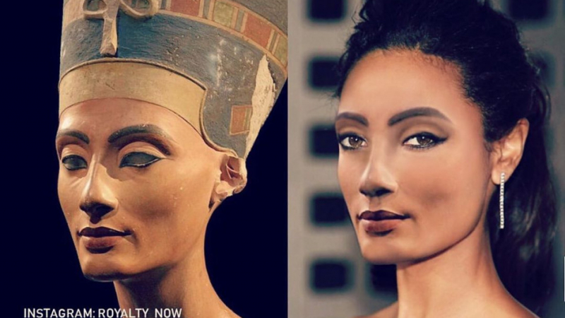 Приказни красавици са преродените Нефертити, Мона Лиза и... СНИМКИ
