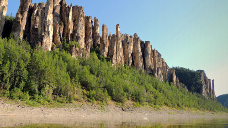 Къде в Русия се намира "каменната гора"