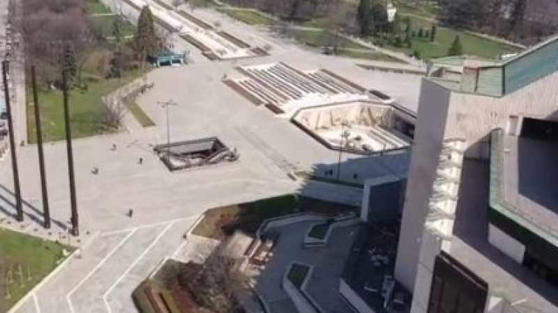 КАДРИ от дрон показват как изглежда България след седмица карантина