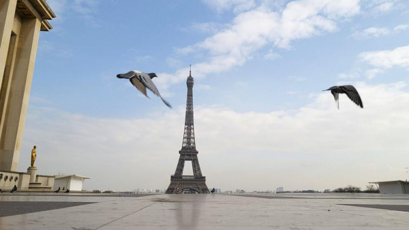 Париж замлъкна... чува се само песента на птиците СНИМКИ/ВИДЕО