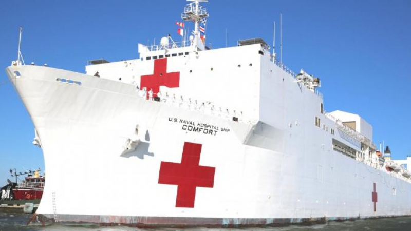 Този кораб ще спасява Ню Йорк от епидемията