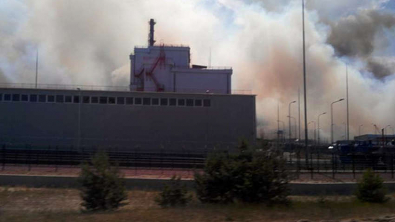 Голям пожар бушува в Чернобил и вдига нивото на радиацията ВИДЕО 