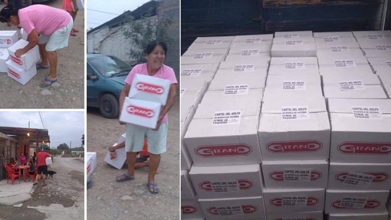 Неочаквана помощ: Дрогови картели изпращат храна на бедните в Мексико