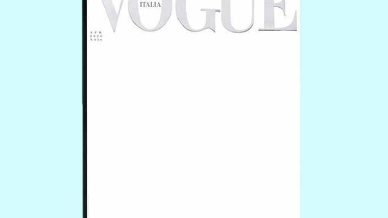 За първи път в историята: Vogue излезе с празна корица