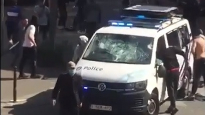 43-ма арестувани в Брюксел при безредици ВИДЕО