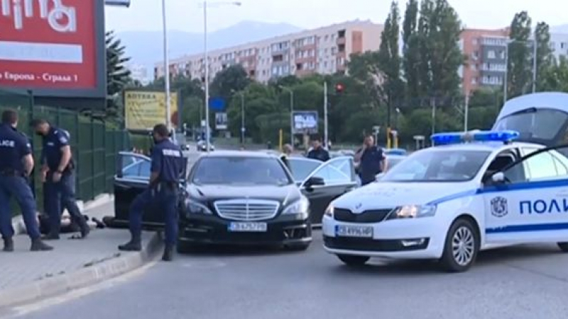 Нови разкрития за полицейско преследване със стрелба и арести в София ВИДЕО