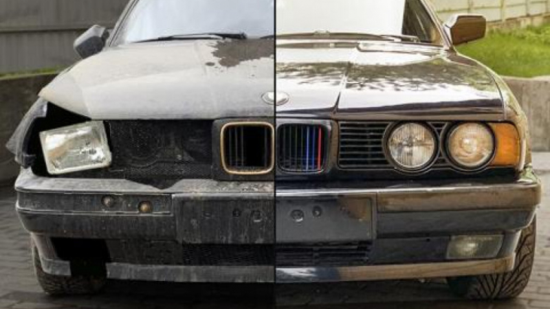 Възстановиха BMW в Русия и го продадоха за 2 стотинки ВИДЕО 