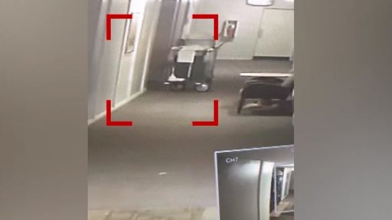 Страховито ВИДЕО: Призрачна фигура излиза от затворен асансьор в хотел