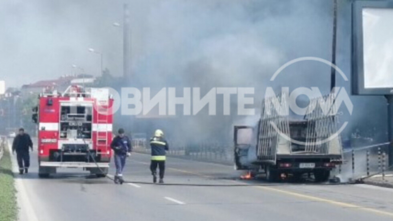 Огнен екшън на голям булевард в София ВИДЕО