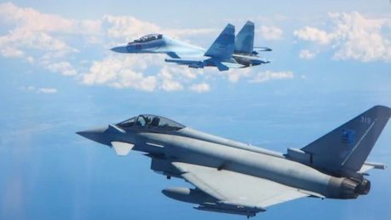 Британски изтребители Typhoon прихванаха руски Ил-20 на натовска територия  