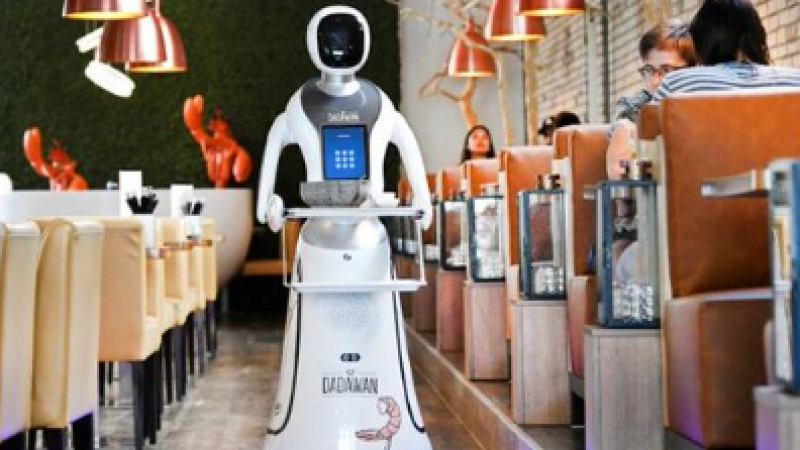 Роботи сервират в ресторант в Нидерландия СНИМКИ
