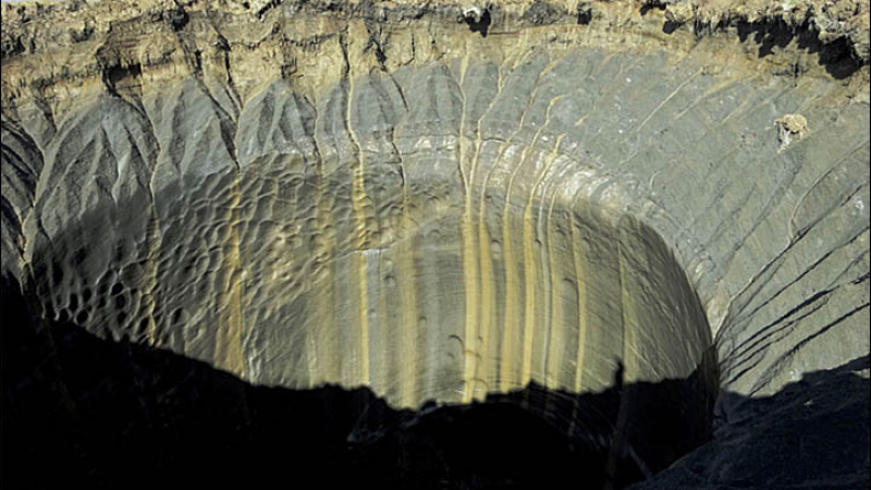 Разгадаха тайната на мистериозния кратер Ямал в Сибир