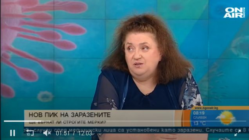 Проф. Александрова: Притеснява ме не вирусът, а реакцията на хората