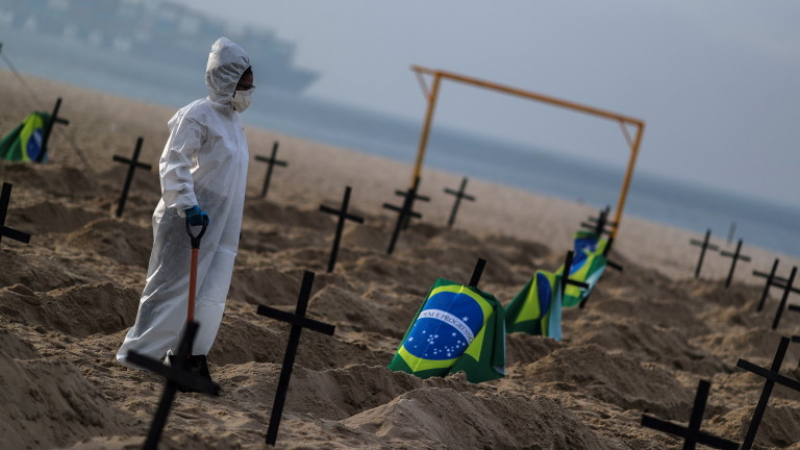 Бразилия с над 1 млн. случаи и 50 000 починали от коронавирус
