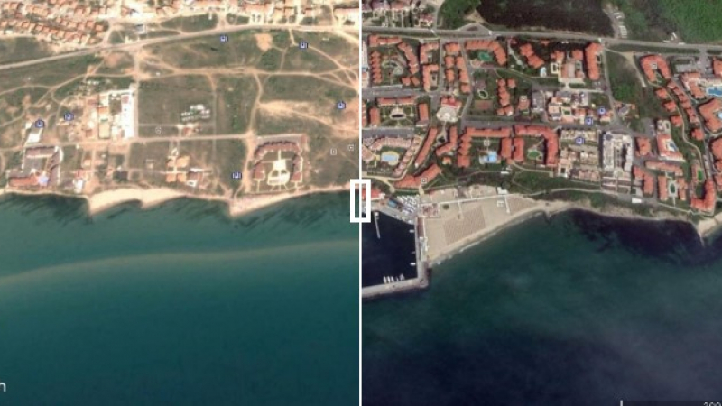 Уникални СНИМКИ: Българското Черноморие преди и след бетона