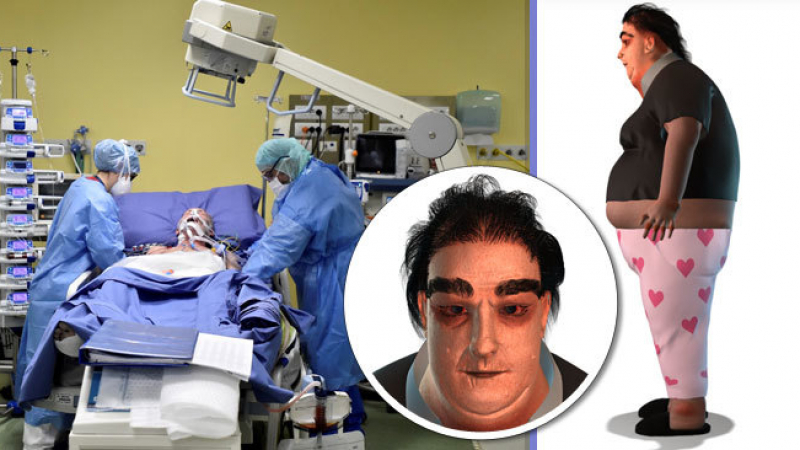 Дебел, с кръвясали очи: Лекари създадоха прототип на човек под карантина СНИМКИ
