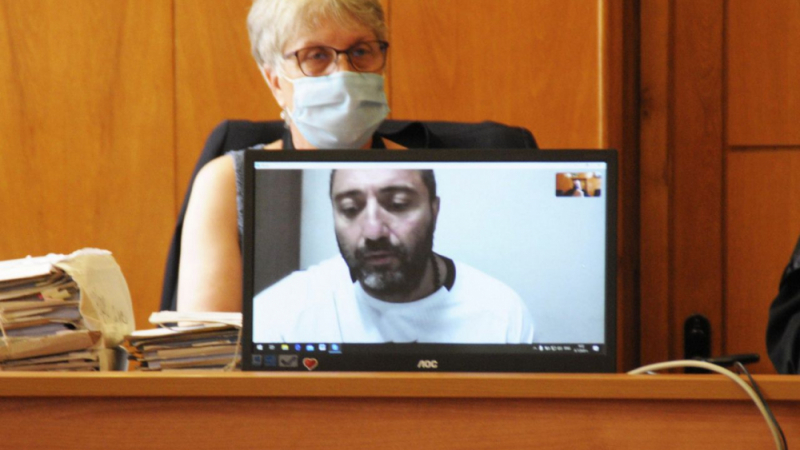 Митьо Очите даде показания по Скайп по делото срещу Бенчо Бенчев СНИМКИ 