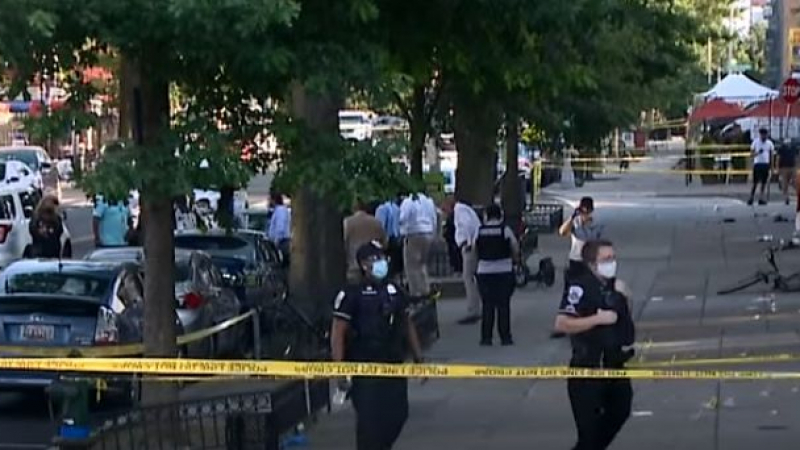 Стрелба във Вашингтон, има загинал и ранени ВИДЕО