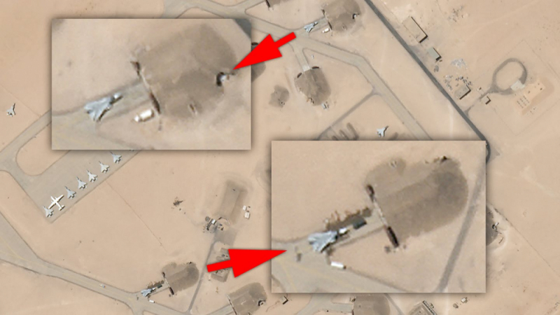 САЩ показа спътникови снимки с руските "Тигри" и Су-24 в Либия 