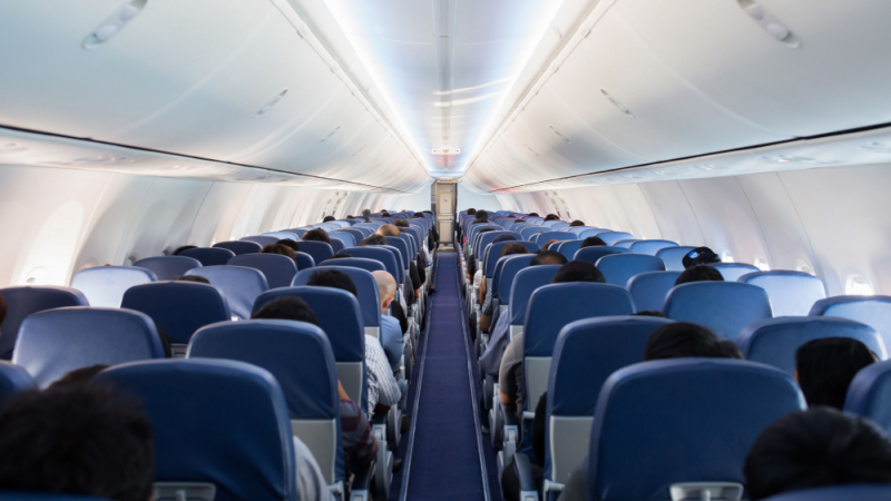 Двойка се награби между седалките в самолета, развръзката бе изненадваща