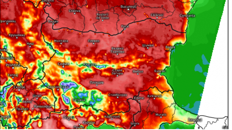 Обрат: Гръмотевична буря с порой брули недалеч от София, Meteo Balkans бие тревога за голяма опасност КАРТИ
