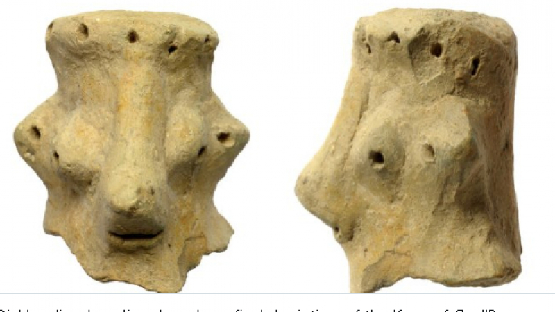 Археолог твърди, че е открил „лицето на Бога“ СНИМКИ