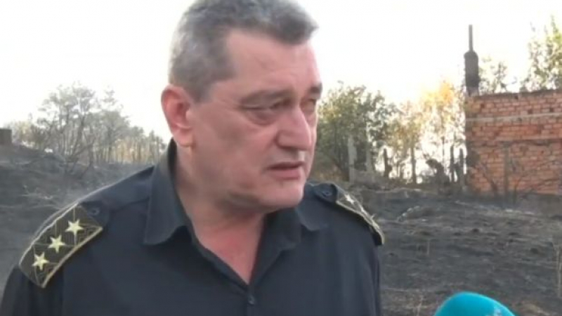Гл. комисар Николов с извънредни новини за пожарите, лумнали в Хасковско ВИДЕО