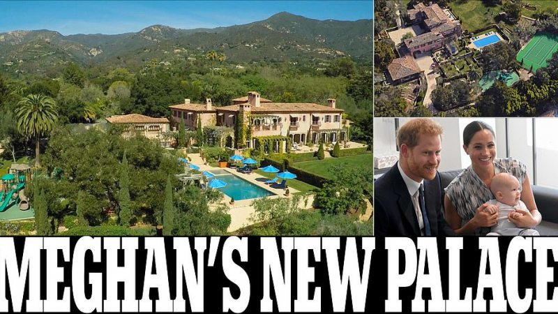 Вижте новото имение за 8 млн. паунда на Хари и Меган в Калифорния СНИМКА