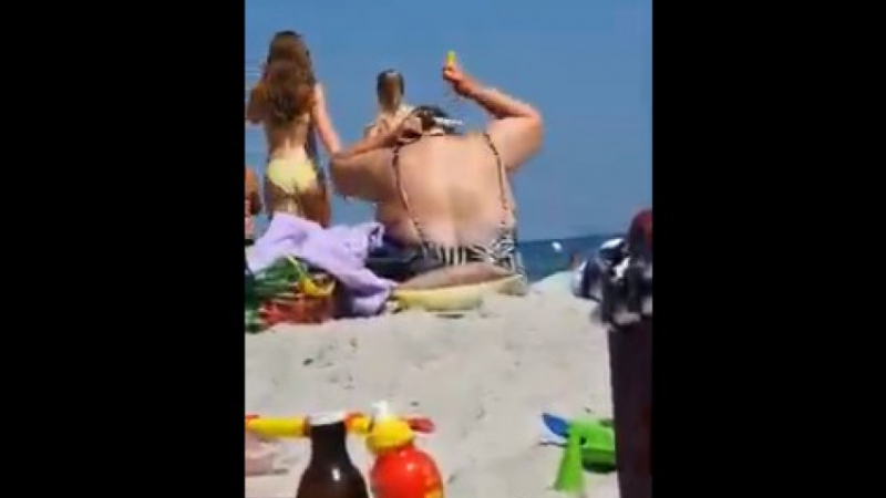 Тази жена стана хит за една нощ заради това, което направи на плажа ВИДЕО