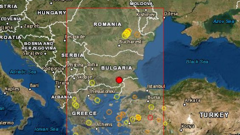 Извънредно! Земетресение разлюля България