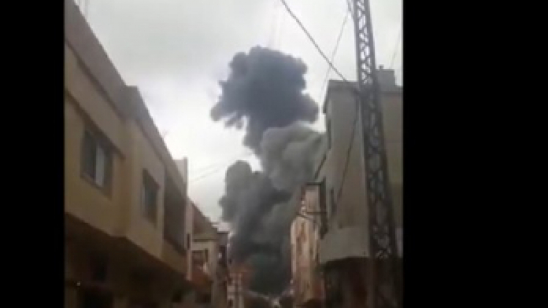 Мощна експлозия разтърси Южен Ливан ВИДЕО