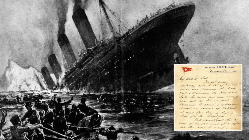 Откриха писмо от Титаник: Ето какво се е случило още след напускане на пристанището