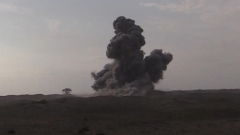 Унищожаването на 500-килограмова бомба бе заснето на ВИДЕО