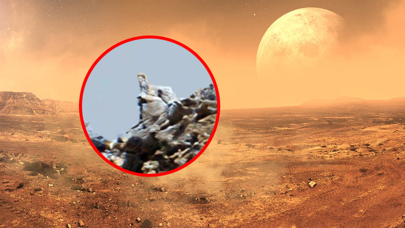 Прочут уфолог откри странни статуи на Марс ВИДЕО 