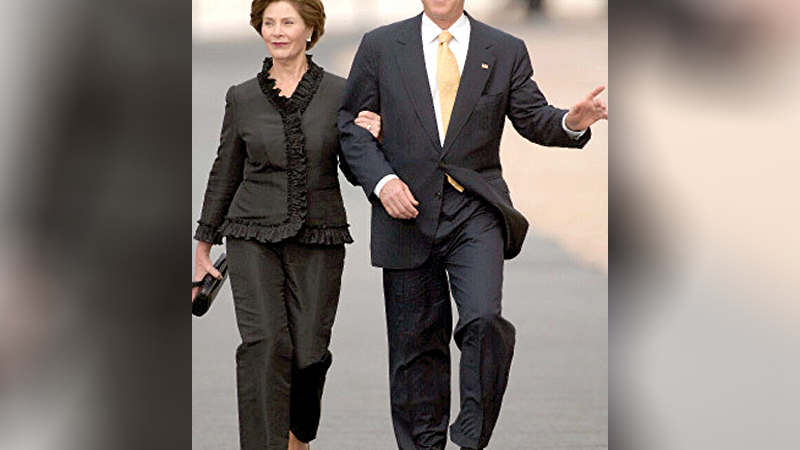 Лора Буш – Гибралтарската скала на президента