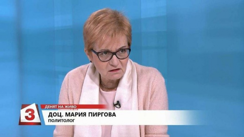 Мария Пиргова прогнозира как БСП и ГЕРБ заедно ще свалят Радев 