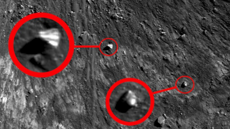 Пирамидално НЛО на Луната бе открито от уфолог ВИДЕО