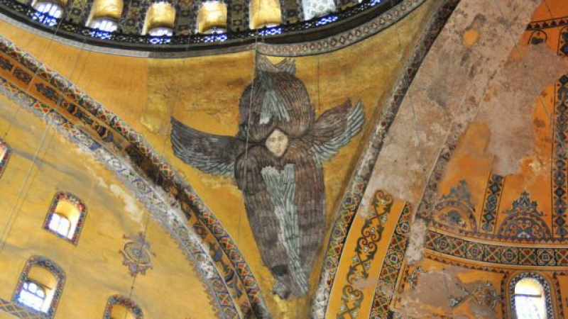 Сензационно: Откриха херувим в Света София 